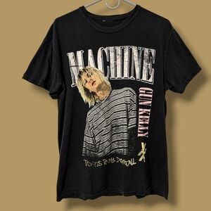 Machine Gun Kelly Tickets To My Downfall Tour Crewneck Graphic T-Shirt M